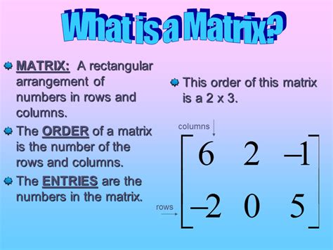 matrix meaning in maths